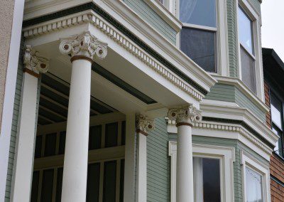 A Victorian Style House With an Interior Section