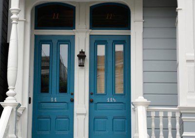 A Details Front Door Section With a Glass Panel