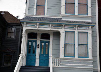 San Francisco multi-color Victorian