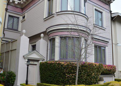 A Corner Section of a Victorian Home After Painting