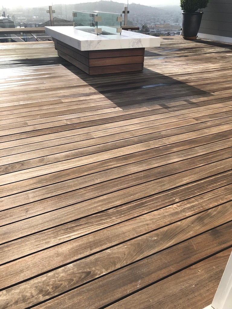 Deck Restoration before