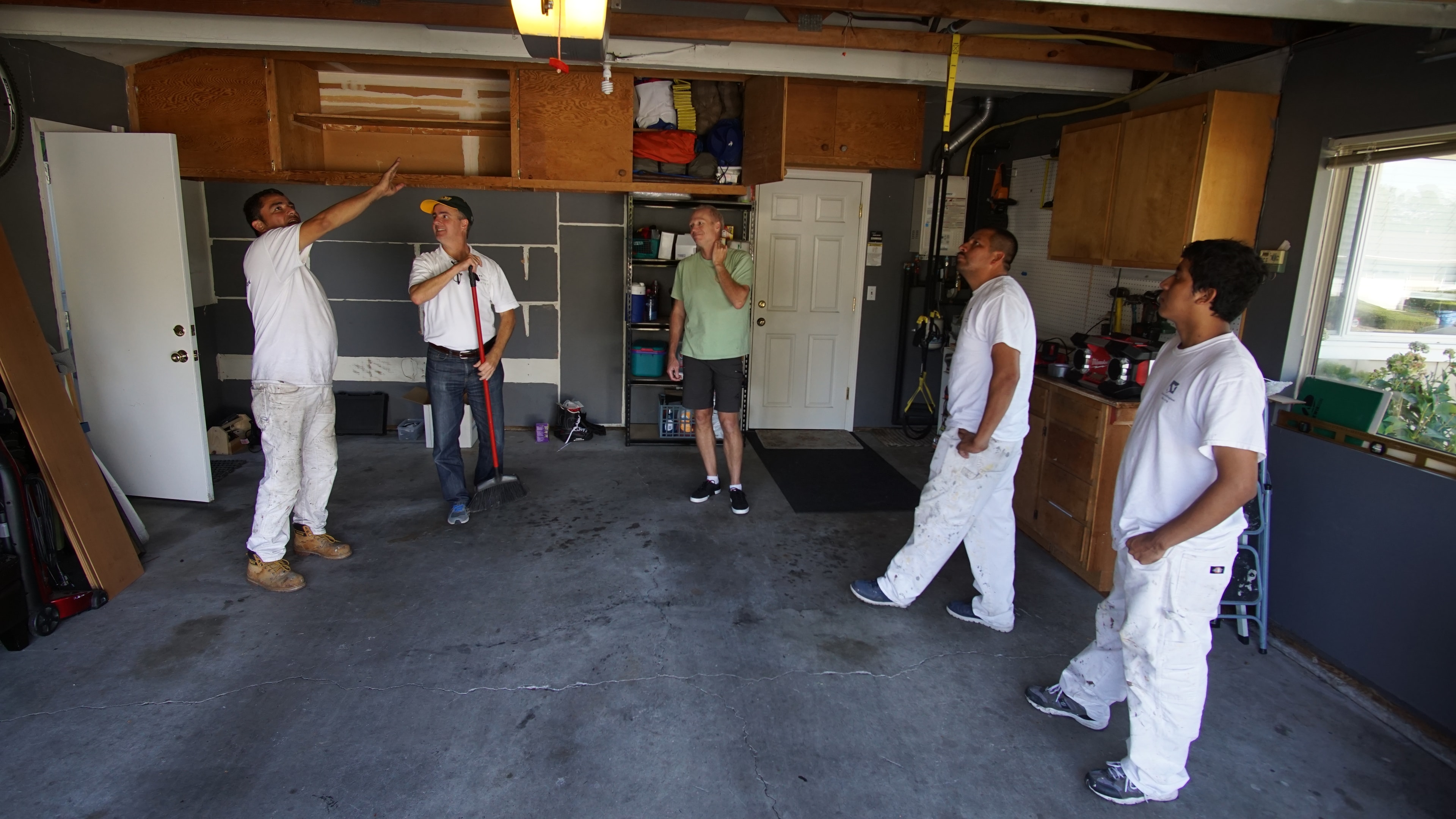 Garage Interior Transformation — Before