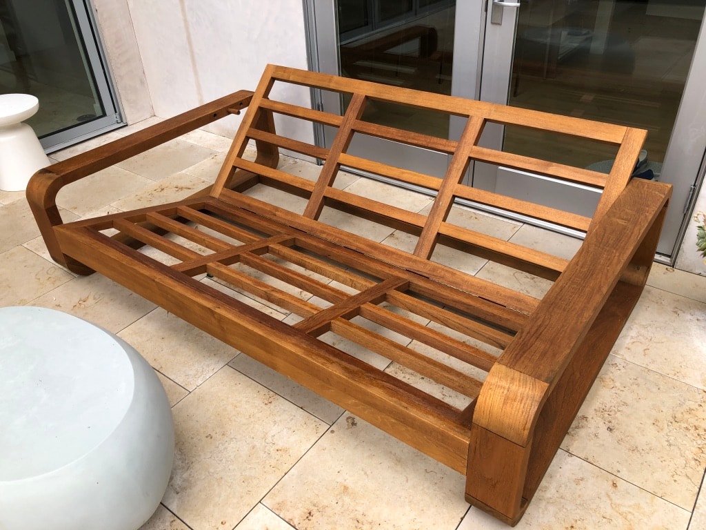 Teak Furniture Restoration — After