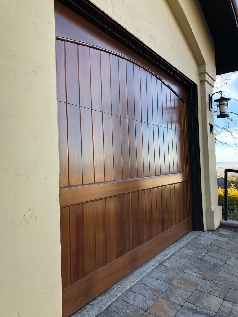 Oakland Hills Stained Carriage Door