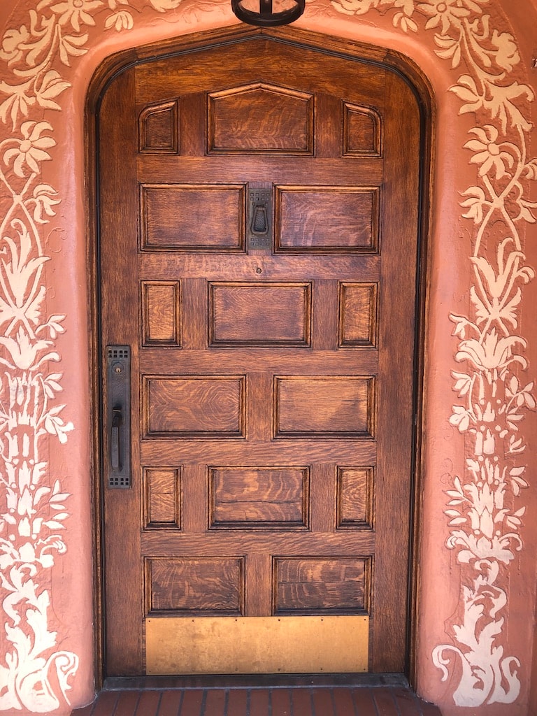 Historic Stained Entry Door