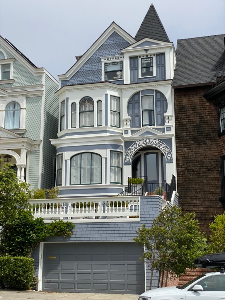 Presidio Heights Blue & White Victorian