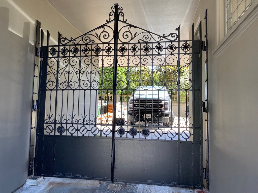 Presidio Heights Wrought Iron Gate