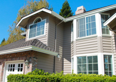 An After Section of a House With Cream Color House